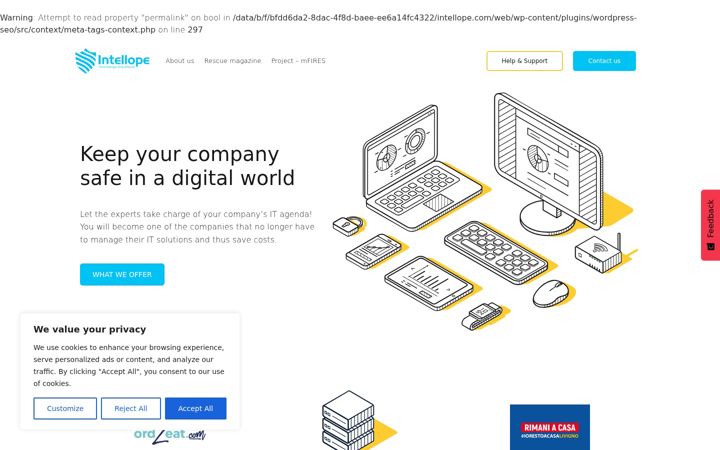Screenshot of intellope.com