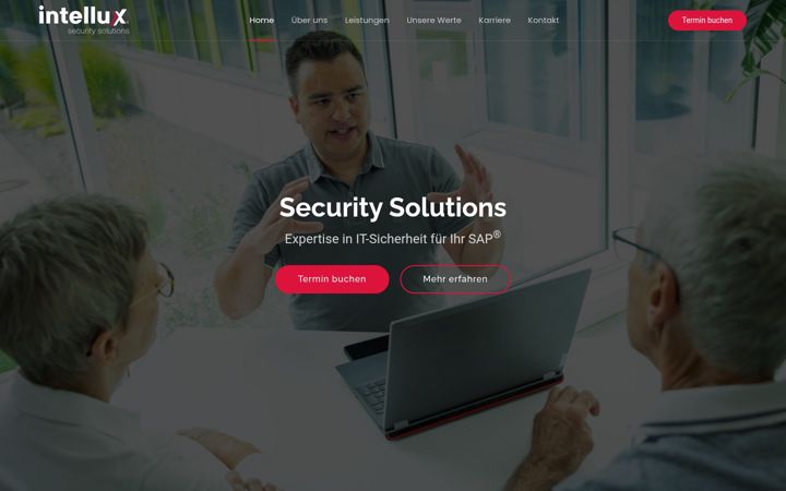 Screenshot of intellux.de