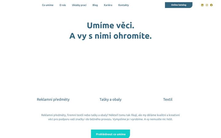 Snímek obrazovky intelsol.cz