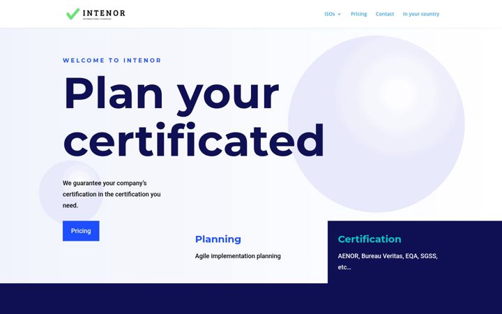 Screenshot of intenor.org