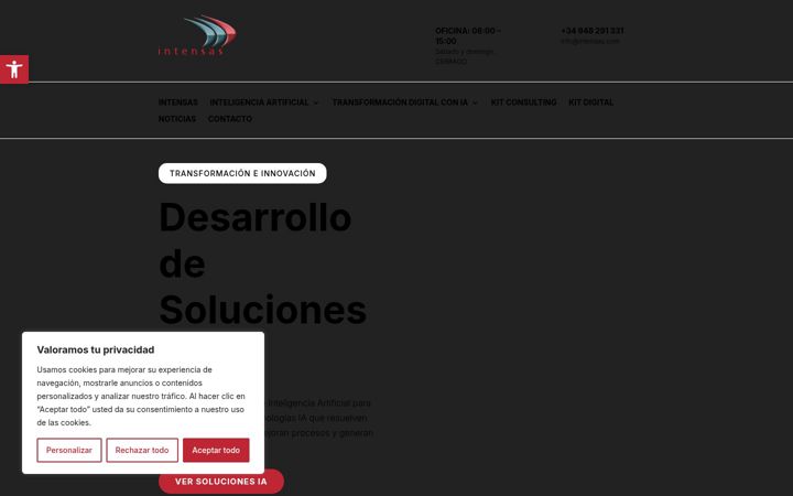 Screenshot of intensas.com