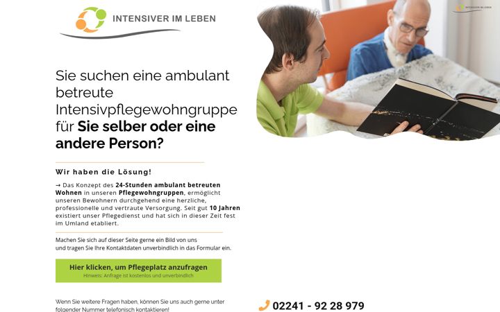 Screenshot of intensiver-im-leben.com