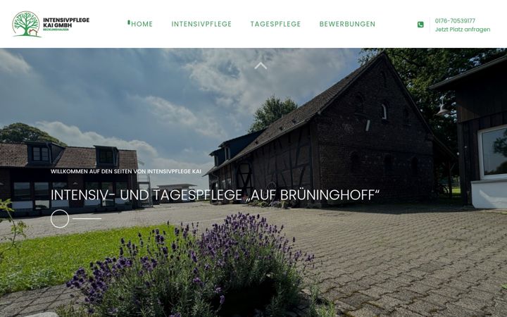 Screenshot of intensivpflege-kai.de