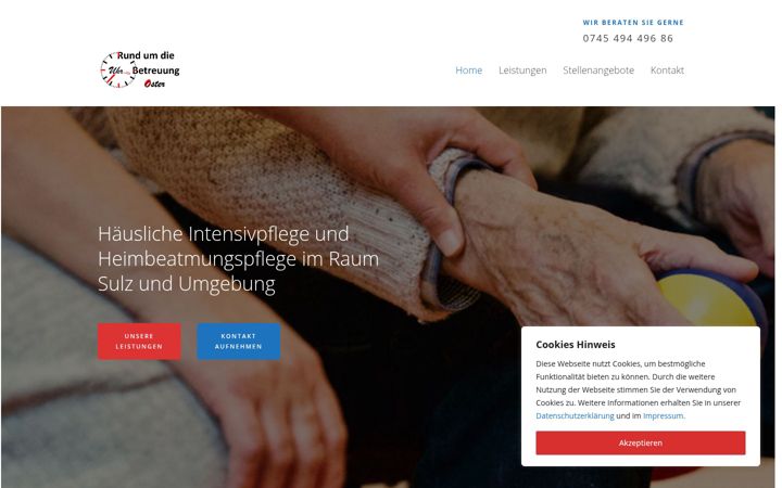 Screenshot of intensivpflege-oster.de