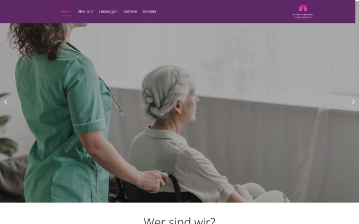Screenshot of intensivpflegedienst-lebenskraft.de