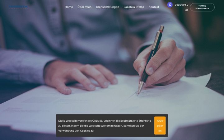 Screenshot of intenta.ch