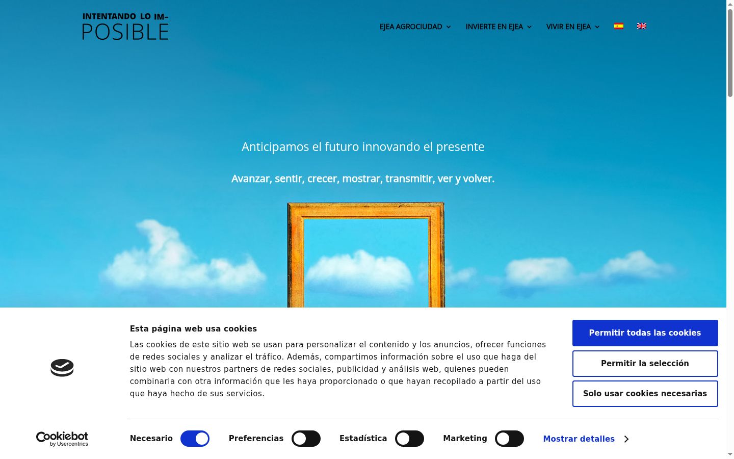 Captură de ecran a bannerului de consimțământ afișat înainte de orice interacțiune