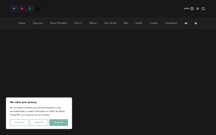 Screenshot of intentioparfums.com