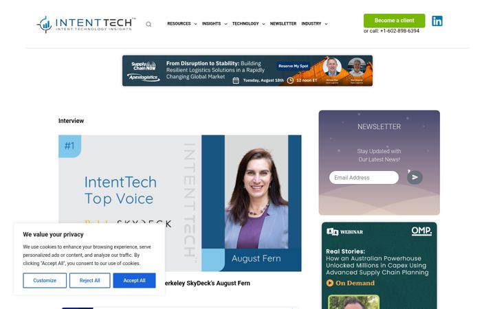 Screenshot of intenttechpub.com