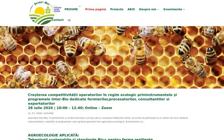 Screenshot of inter-bio.ro