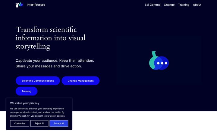 Screenshot of inter-faceted.com