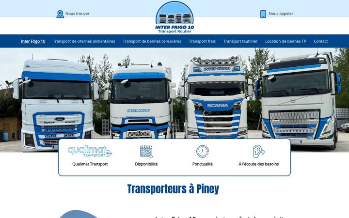 Screenshot of inter-frigo10.fr