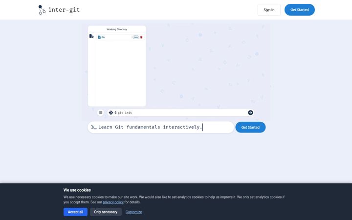Screenshot of inter-git.com
