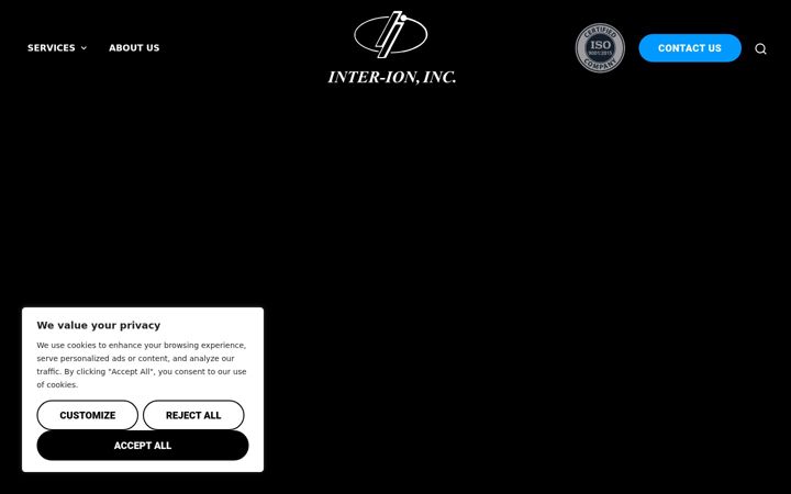Screenshot of inter-ion.com