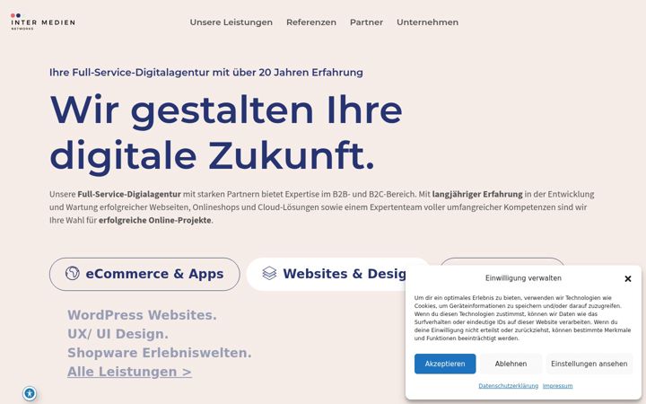Screenshot of inter-medien.com