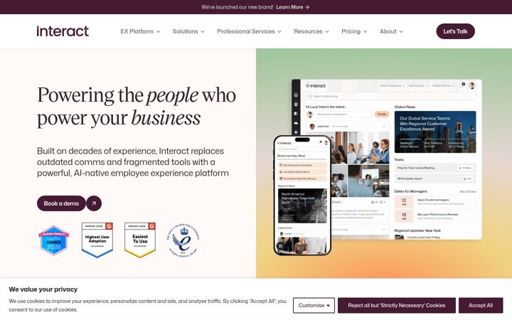 Screenshot of interactgo.com