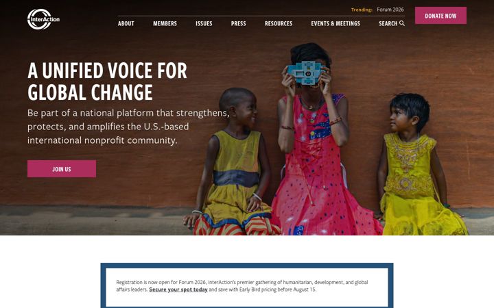 Screenshot ta' interaction.org