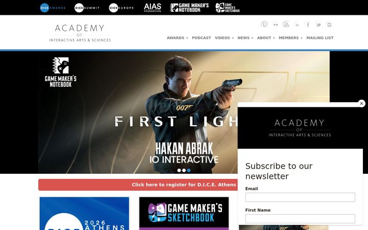 Screenshot von interactive.org