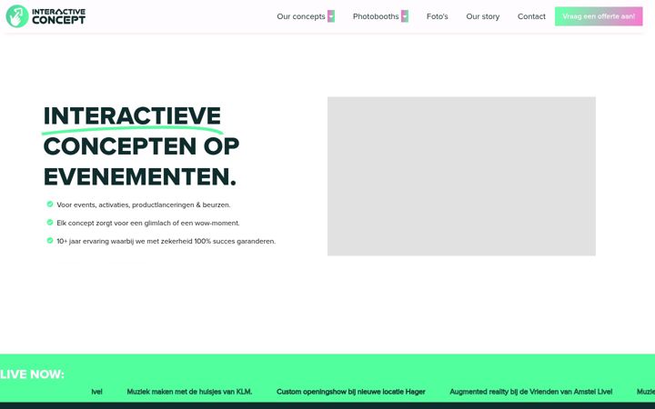 Screenshot of interactiveconcept.nl