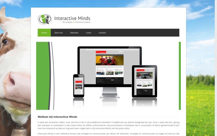 Snímek obrazovky interactiveminds.nl