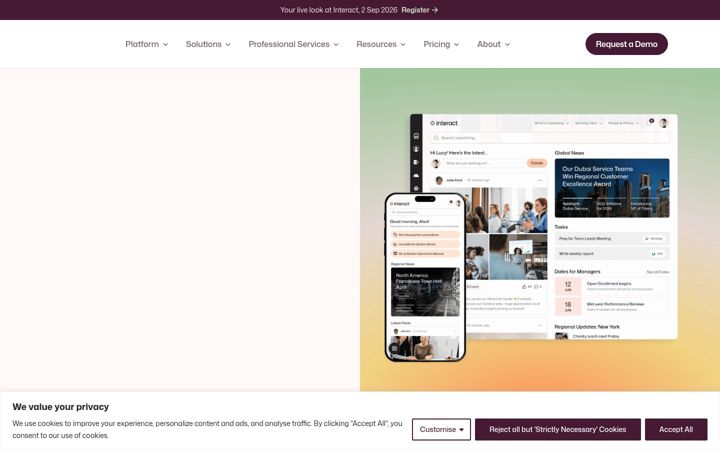 Screenshot of interactsoftware.com