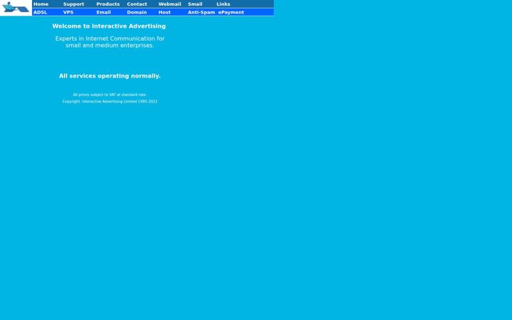 Screenshot of interads.co.uk