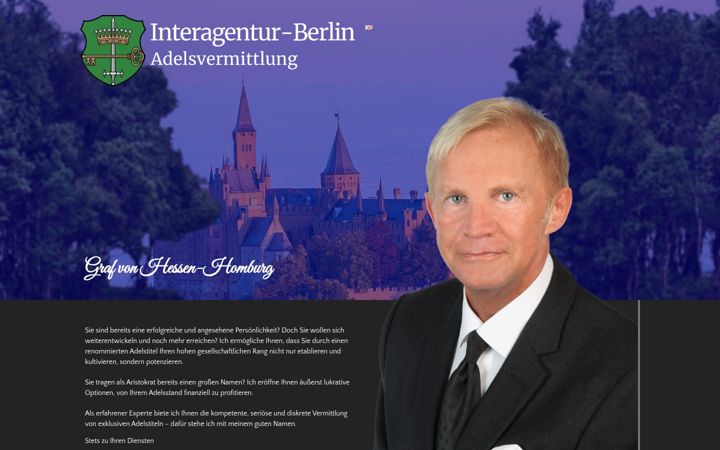 Screenshot of interagentur-berlin.de