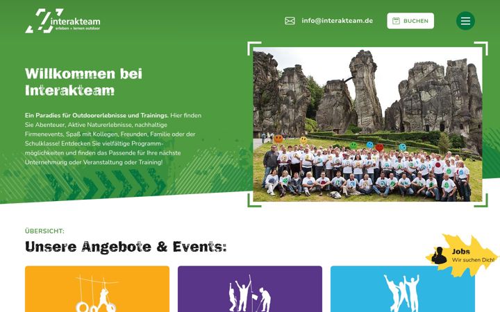 Screenshot of interakteam.de