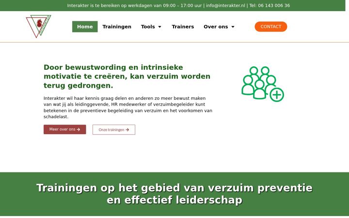 Screenshot of interakter.nl