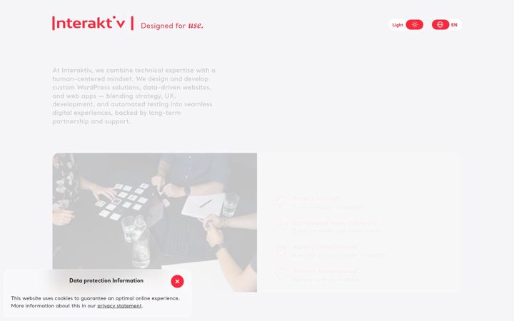Screenshot of interaktiv.ch