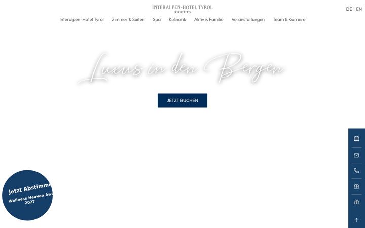 Screenshot of interalpen.com