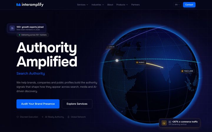 Screenshot of interamplify.com