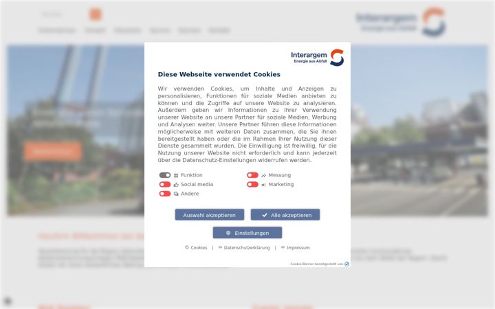 Screenshot of interargem.de