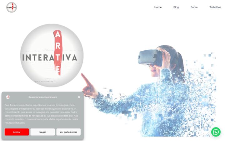 Screenshot of interativaarte.com