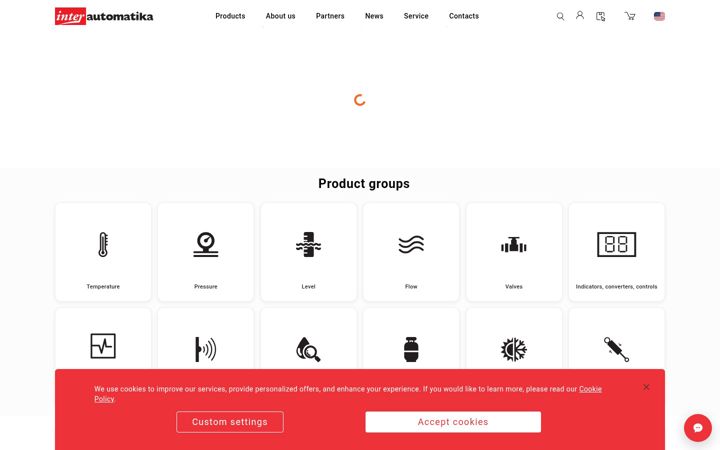 Screenshot of interautomatika.eu