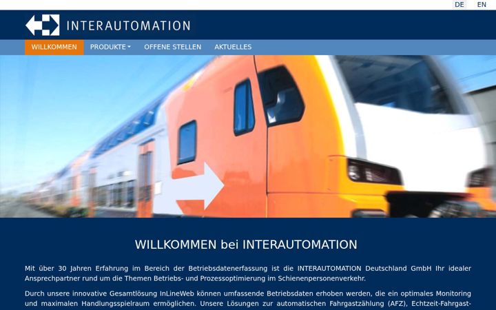 Screenshot of interautomation.de