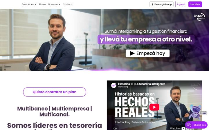 Screenshot of interbanking.com.ar