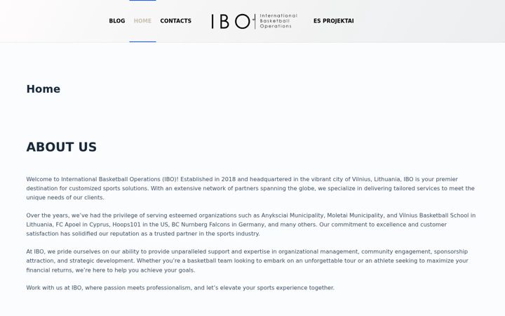 Screenshot of interbasketops.com