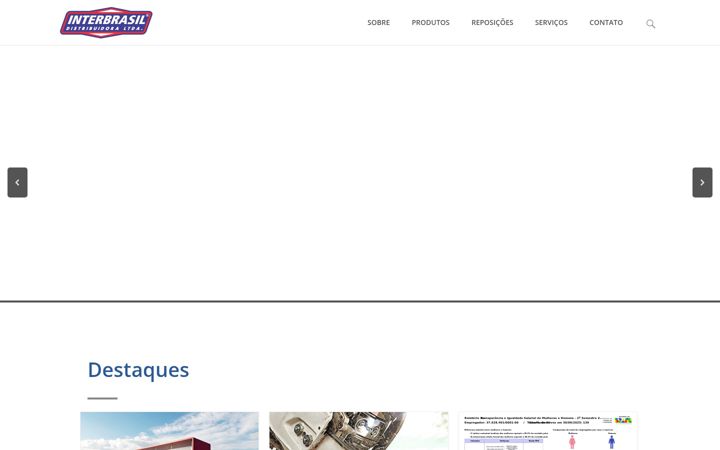 Screenshot of interbrasil.com.br