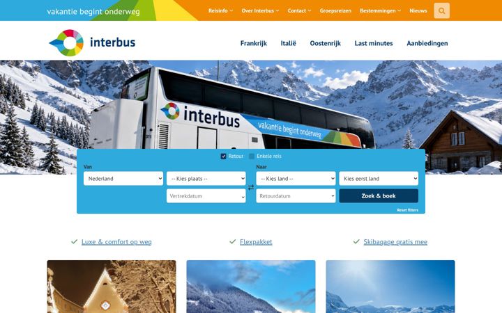 Screenshot of interbus.nl