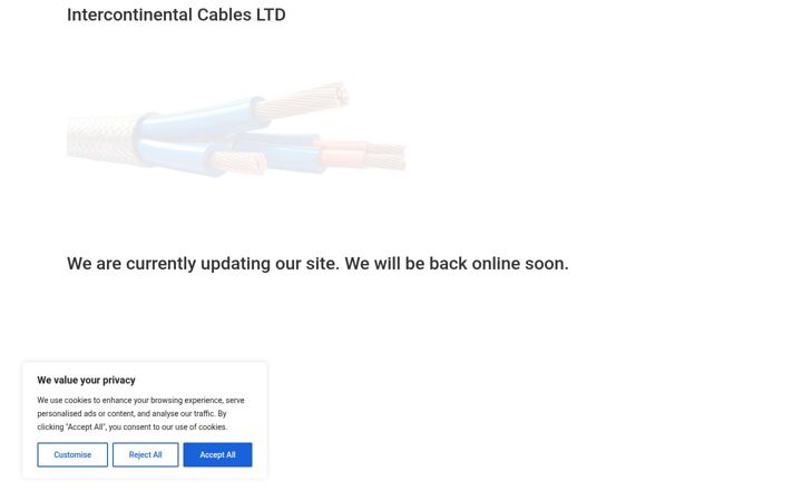 Screenshot of intercables.co.uk