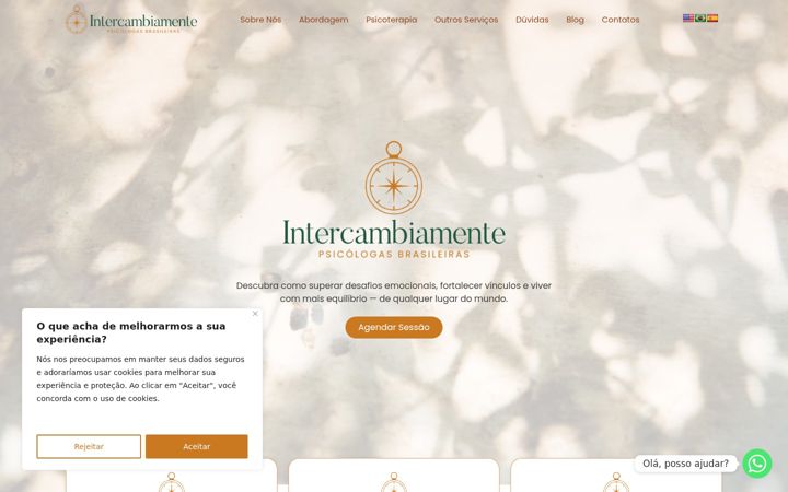 Screenshot of intercambiamentepsi.com
