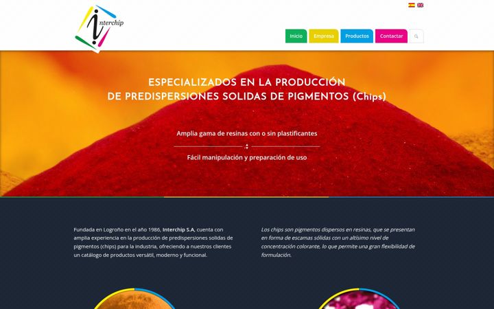 Screenshot of interchip.net