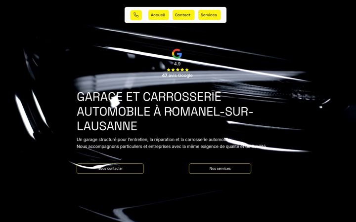 Screenshot ta' intercitycar.ch