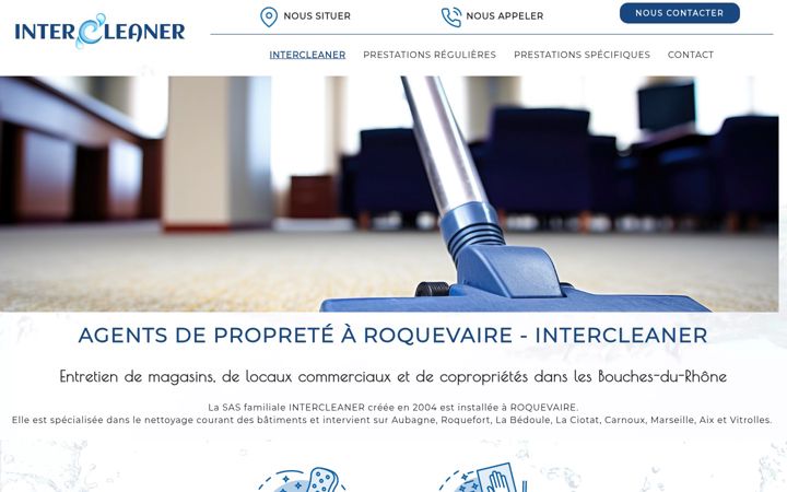Screenshot of intercleaner.fr