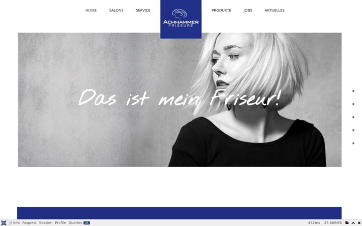 Screenshot of intercoiffure-achhammer.de