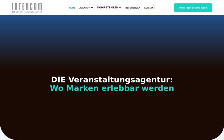 Screenshot of intercom.de