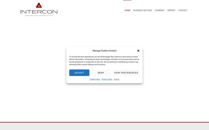 Screenshot of intercon-cts.com