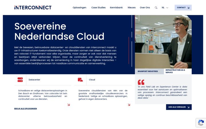 Screenshot of interconnect.nl