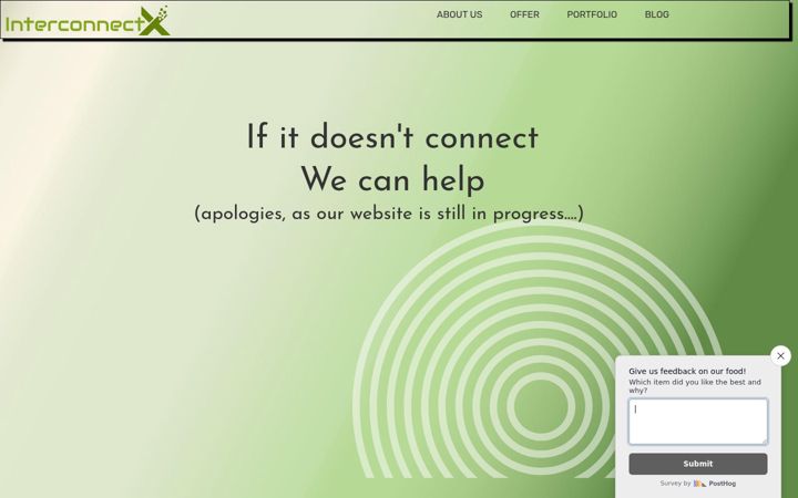 Captura de pantalla de interconnectx.com